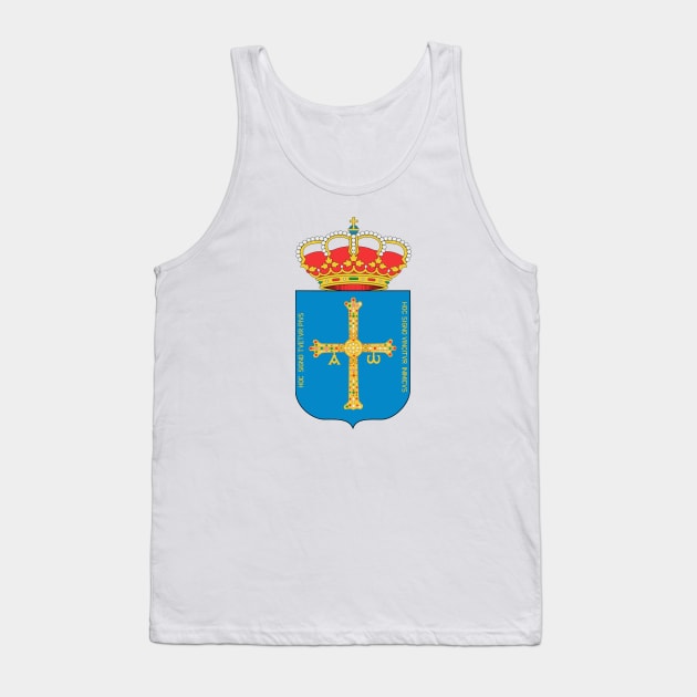 Coat of arms of Asturias Tank Top by Wickedcartoons